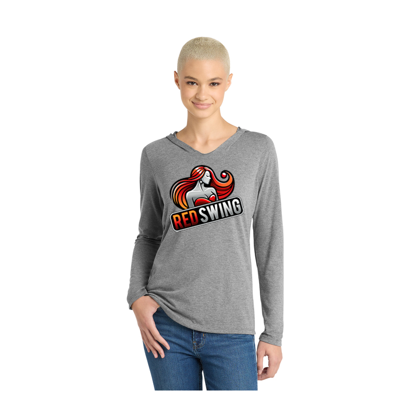 Red Swing  Women’s Perfect Tri ® Long Sleeve Hooded T-Shirt