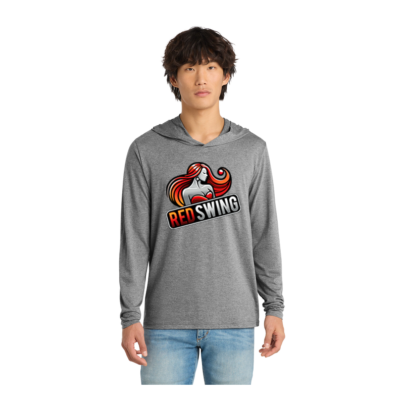 Red Swing  Perfect Tri ® Long Sleeve Hooded T-Shirt