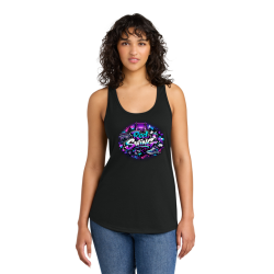 Hip Hop Red Swing Ladies Tank