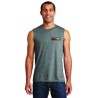 Cotton Red Swing Muscle Shirt