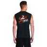 Polyester Red Swing Muscle Shirt