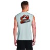 Polyester Red Swing Muscle Shirt