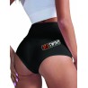 Red Swing High Waisted Booty Shorts