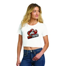 Red Swing Crop Tee