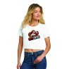 Red Swing Crop Tee